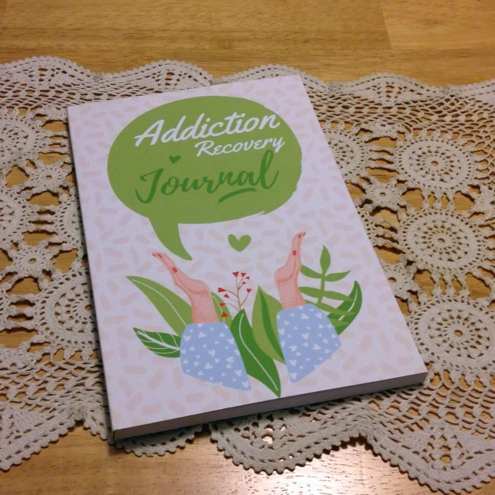 Addiction Recovery Journal, daily check in notes